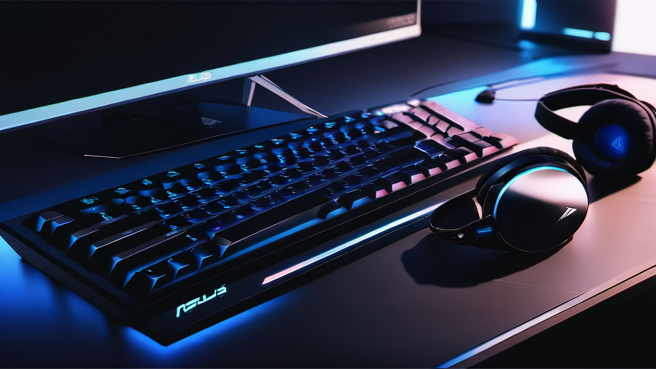 ASUS ROG Azoth Moonlight Whiteで心地よい音と感触を